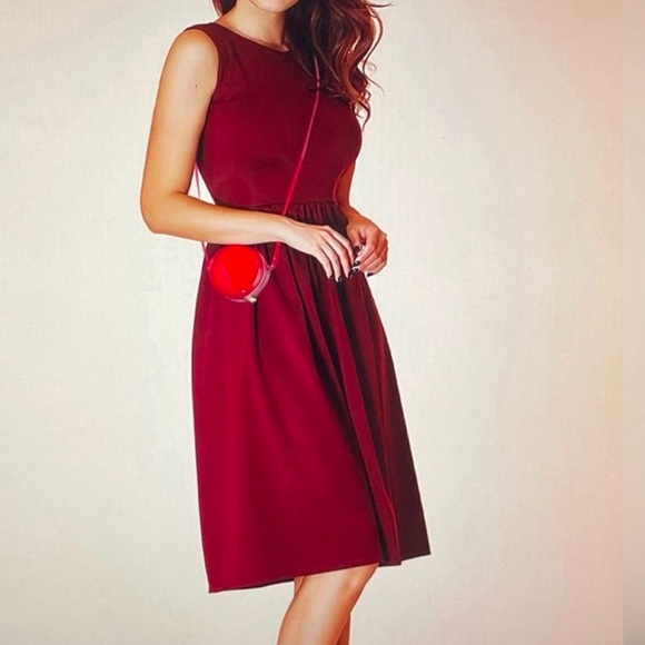 ♥️ MARC JACOBS Mini Crossbody Round Circle Canteen Bag 4" Red Patent Valentine’s - Picture 4 of 12